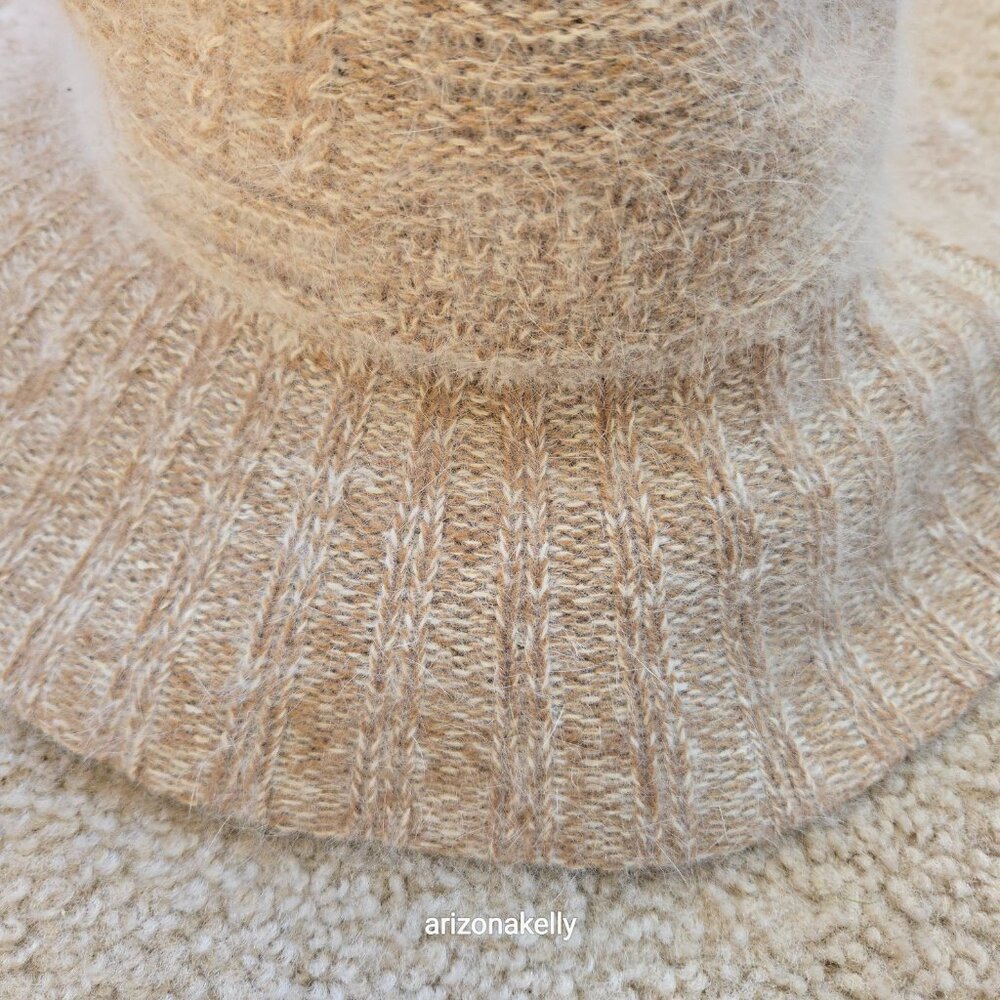 NWT San Diego Hat Co. Fuzzy Angora-blend Bucket Hat Cape Horn Camel - Picture 11 of 15